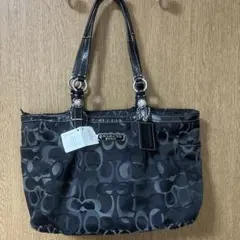 コーチ　シグネチャー　トートバッグ coach ブラック