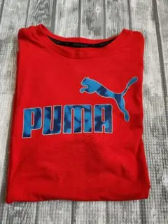PUMA　Tシャツ　赤　160サイズ