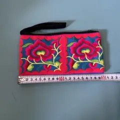 タイ　ポーチ　ハンドメイド