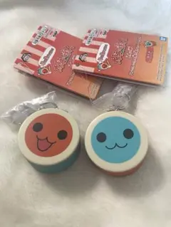 太鼓の達人 ドンッ！カッ！とお祭り騒ぎなキーホルダー　どんちゃんかっちゃん