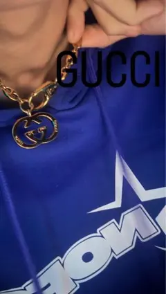 GUCCI インターロッキングゴールドネックレス