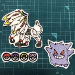 ポケモン　アイロン　ワッペン