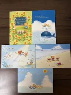 Hallmark BEAR'S WISH はがき箋　5種まとめ