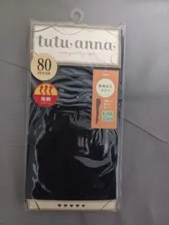 tutu anna 80デニール 黒タイツ