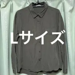 GLACIER 長袖シャツ カーキ Lサイズのサムネイル
