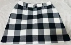 TIGORA 白黒チェック スカート