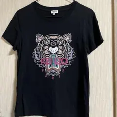 KENZO ブラック 虎 Tシャツ S
