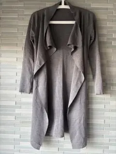 BALLSEY グレー オープンフロントカーディガン