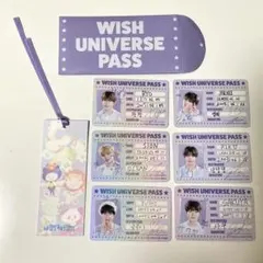 NCT WISH Wish Universe Pass Set