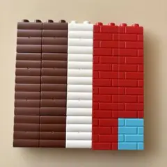LEGOデュプロ　壁　丸太　レンガ