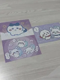 ちいかわ　ブロマイド　3枚セット　ちいかわ　ハチワレ　モモンガ