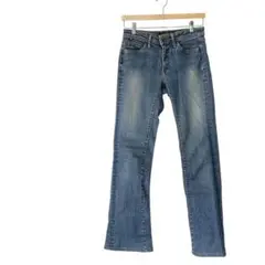 GEORGIA LOVE ローライズ ストレートデニムパンツ（W61）フレア