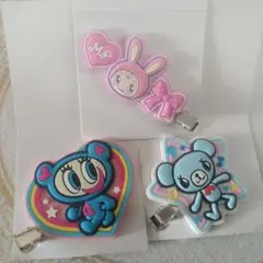 ナルミヤキャラクターズ ラバークリップ ヘアクリップ