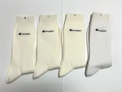 値下【新品未使用】Champion オフホワイト ホワイト ソックス 4足セットのサムネイル