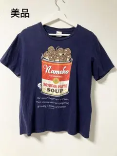 Nameko なめこ Tシャツ ネイビー