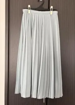 UNIQLO ライトブルー プリーツスカート Lサイズ