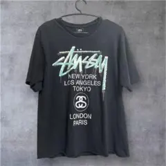 Stüssy ブラック Tシャツ激レア