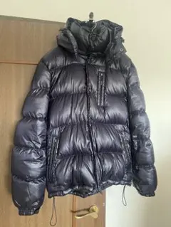 CAMP7✴︎濃紫✴︎L✴︎フード付ダウンジャケット✴︎アウトドア✴︎ライトオン