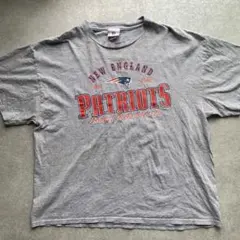 NFL公式 ペイトリオット アーチロゴプリントtシャツ グレーのサムネイル