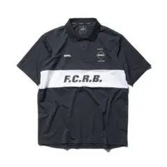 希少 FCRB PANEL POLO ポロシャツ ブラック XL ⚠️注意あり