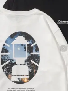 Coleman ランタンプリント 長袖Tシャツ