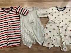 50-60サイズベビー服3枚セット