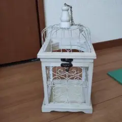 値下げ　シャビーな鳥かご　ランタン