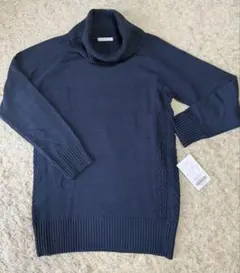 ★スポーティフ★新品ニット紺色春秋