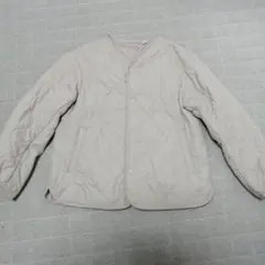 ウォームパデッドウォッシャブルジャケット 140 ベージュ