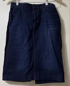 UNIQLO 膝丈　デニムスカート