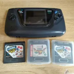 ゲームギア　本体　カセット3枚付き　ジャンク品　限界値下げ
