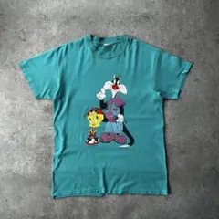 VINTAGE ルーニー・テューンズ オリンピック USA製 Tシャツ L - メルカリ