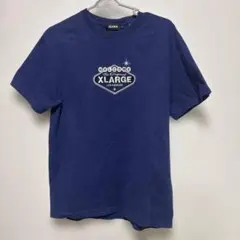 XLARGE 刺繍ロゴ Tシャツ ネイビー