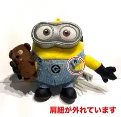 難あり　USJ ミニオンズ　ティム　ぬいぐるみ　マスコット　バッジ　ぬいバ
