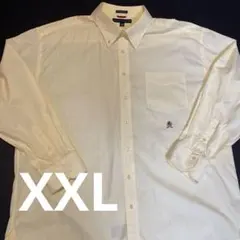 Tommy Hilfiger 長袖シャツ ストライプ XXL イエローストライプ