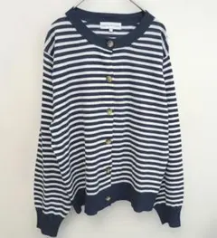 SEASON REASON by Lin ＆ Red ボーダー カーディガン L