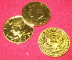 【限定品】ゴールドハーフダラー/Gold Plated half Dollar