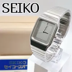 【希少】セイコー ヴィンテージ 腕時計 5P31-5010 スクエア 日本製 箱のサムネイル
