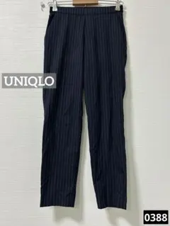 0388 UNIQLO スマートアンクルパンツ ネイビー