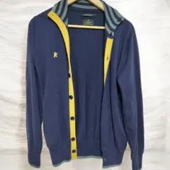 R.NEWBOLD ボタン付き ハイネックカーディガン