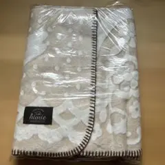 新品！ヒオリエ hiorie スワン柄フリースブランケット ハーフケット