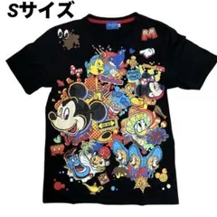 東京ディズニーリゾートカラフルキャラクターTシャツ Sサイズ