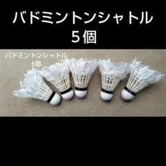 バドミントン 中古シャトル 使用済 シャトル５個のサムネイル