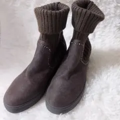 新品未使用 MUUM グレー L きれい カッコいい 美脚 ブーツ