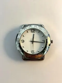 【電池交換済】マークバイマークジェイコブス 腕時計 シルバー　文字盤のみ