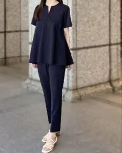 【美品】【M-premier BLACK】フリル袖 黒 半袖ブラウス・ブラック M-premier（シャツ/ブラウス(半袖/袖なし)）のフリマアイテム一覧