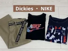 3点セット Dickies スカート NIKE Tシャツ2枚 まとめ売り M Lのサムネイル
