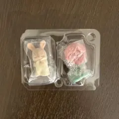 シルバニアファミリー　お花畑のおともだちシリーズ　みるくウサギの小さい赤ちゃん