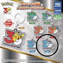 ポケモン30周年　メタルチャームマスコット　カメックス