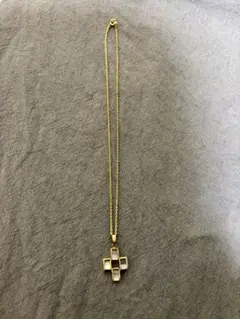 【西洋アンティークアクセサリー】天然マザーオブパール ロングネックレス